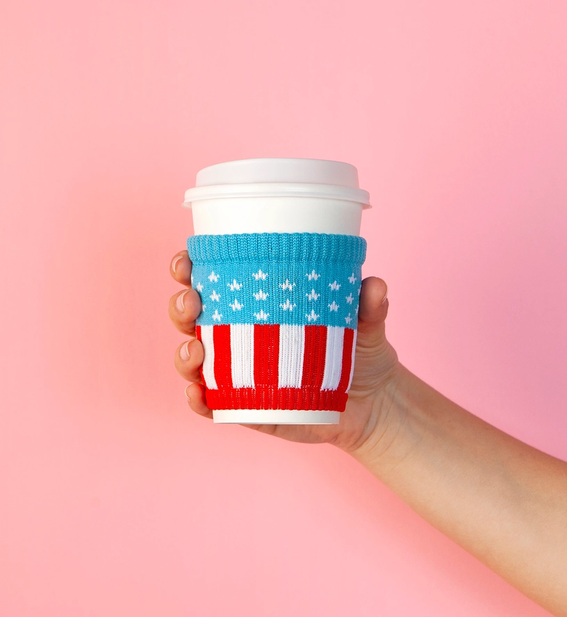 America Slippy | Pint Glass, Coffee Cup Sleeve & Can Koozie
