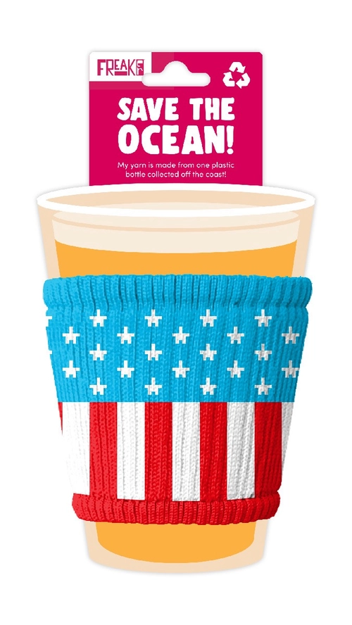 America Slippy | Pint Glass, Coffee Cup Sleeve & Can Koozie