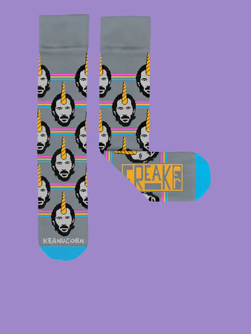 Keanucorn Freakers Socks