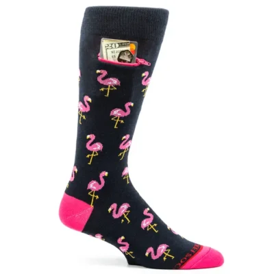 Pocket Socks Flamingos
