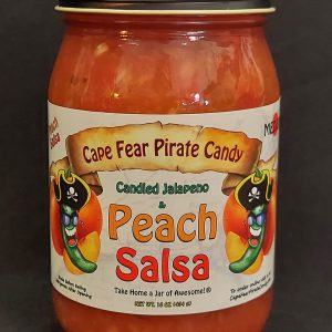 Cape Fear Pirate Candy -Candied Jalapeno & Peach Salsa